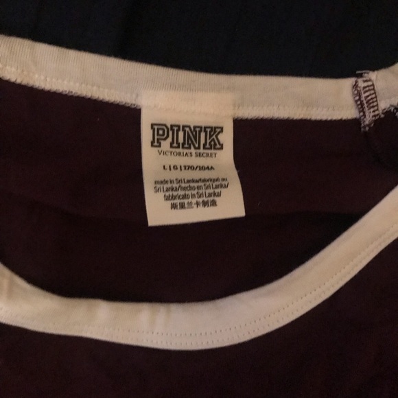 2  LONG SLEEVE VSPINK TEES SZ L. - Picture 2 of 5